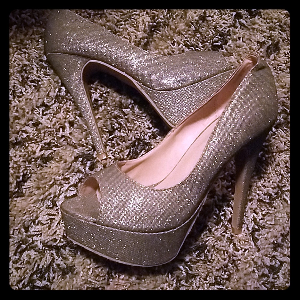 Glitter heels